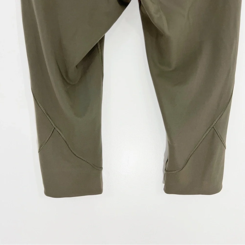 Lululemon In Movement Crop Everlux Legging In Sage Size 10